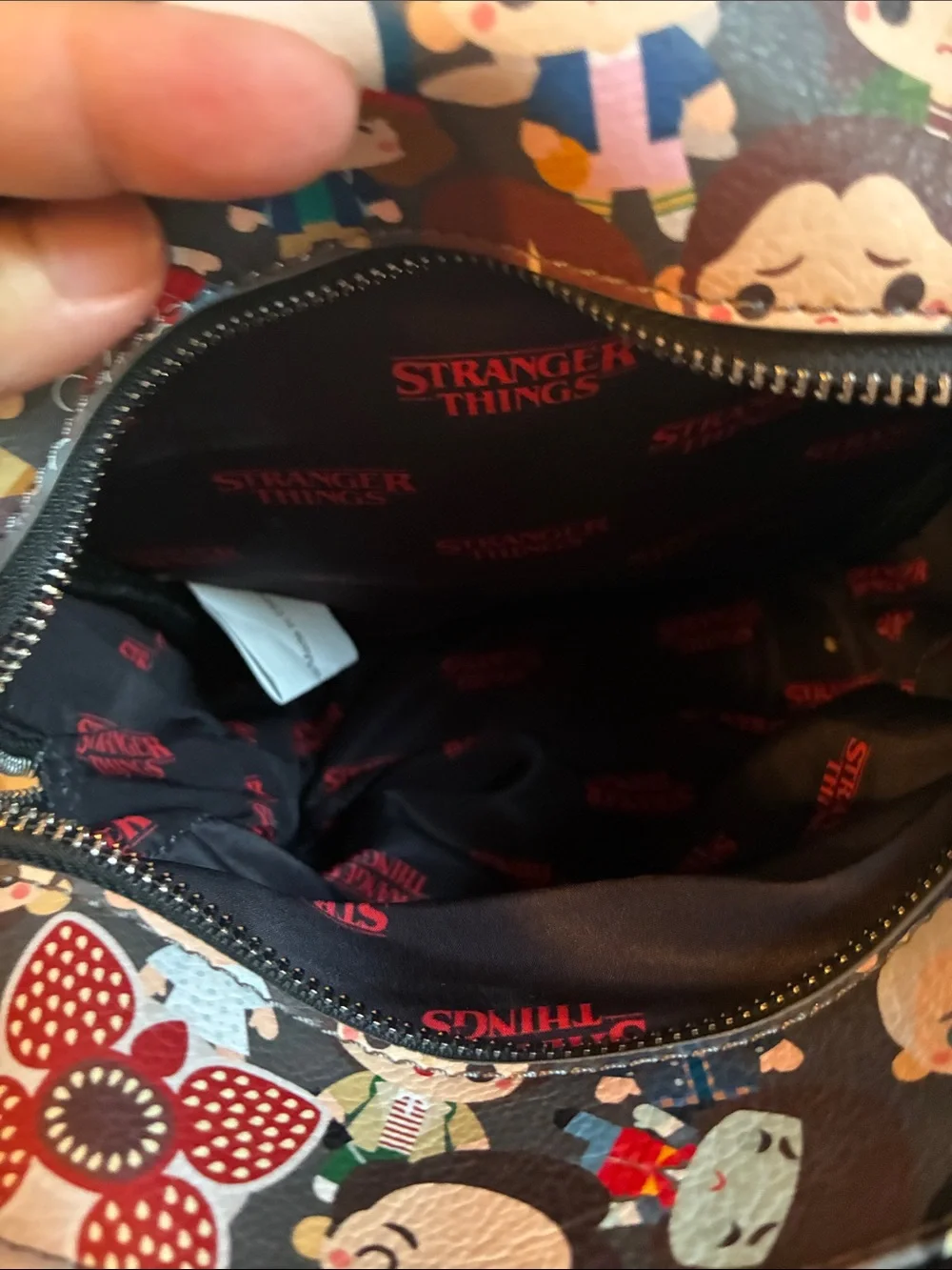 Loungefly Stranger Things Chibi Print Mini Backpack